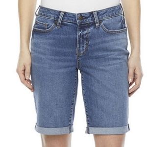 a.n.a Denim Bermuda Shorts 11" inseam